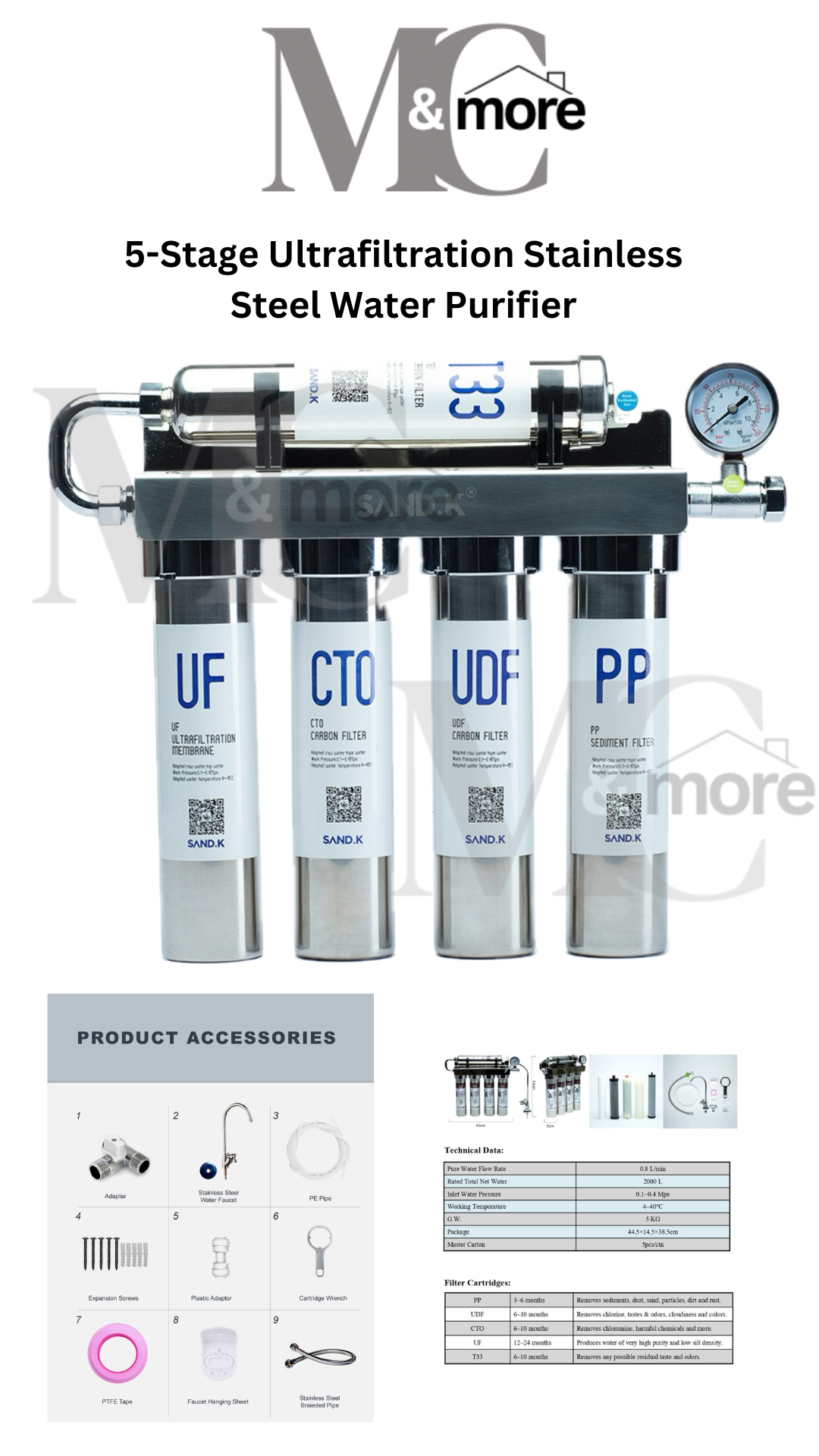 MC WATER PURIFIERS WT/01